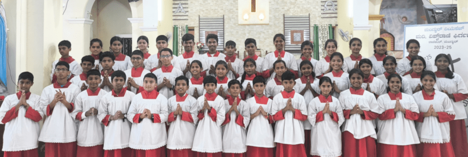 Altar Servers Day Celebration at Mary, Queen of the Universe Church, Ranipura – 27 October 2024