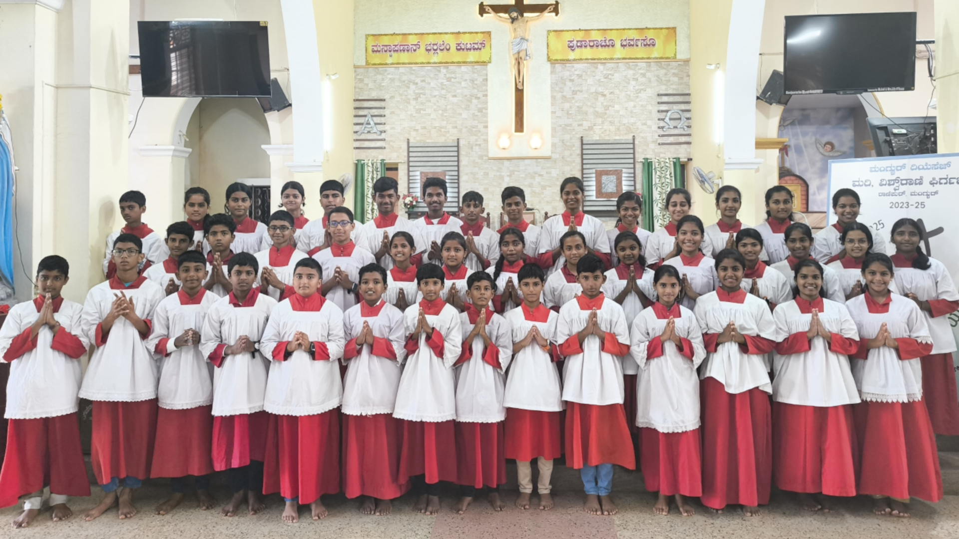 Altar Servers Day Celebration at Mary, Queen of the Universe Church, Ranipura – 27 October 2024